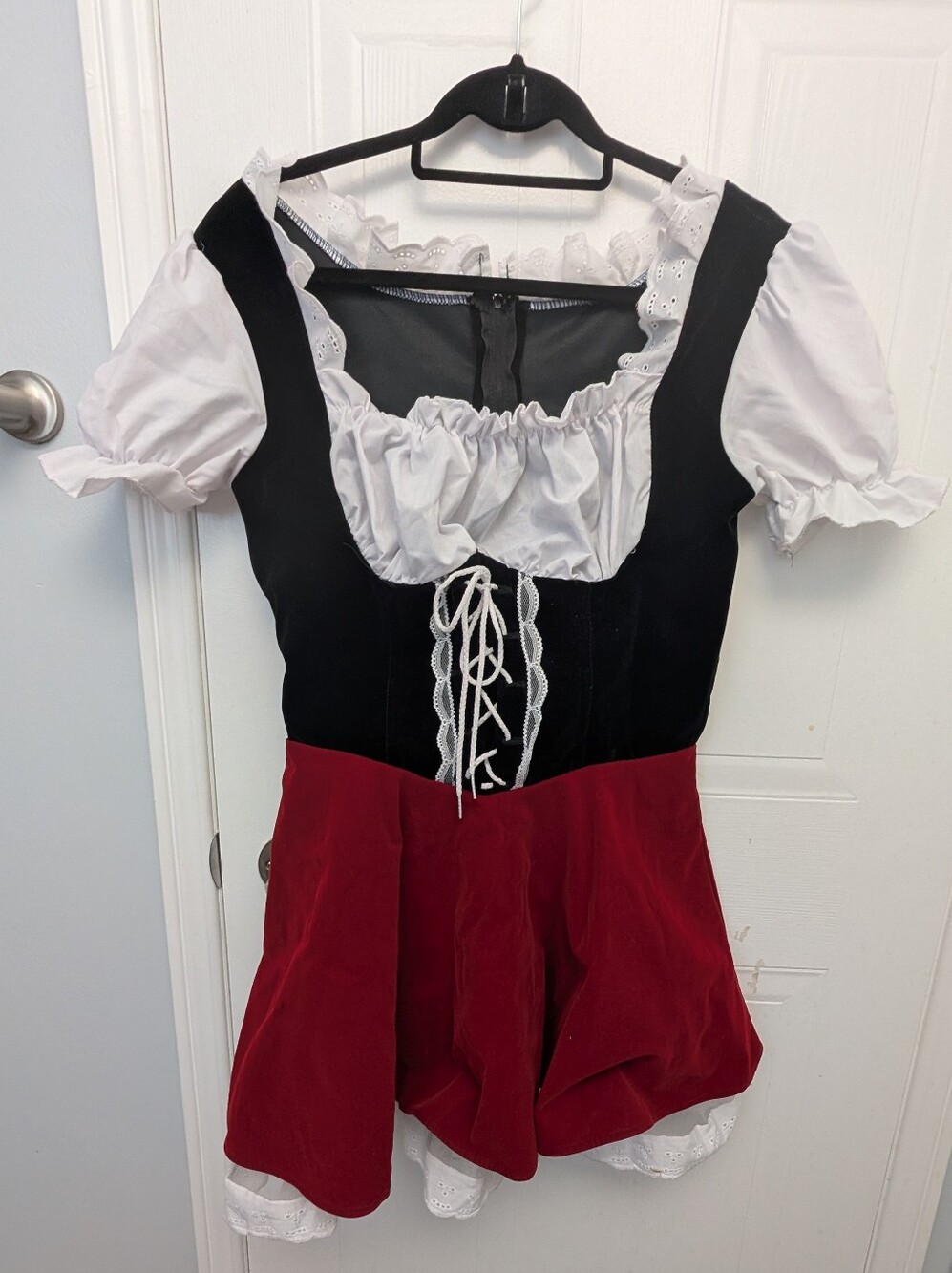 Little Red Riding Hood Halloween Costume Adult Women 2 piece